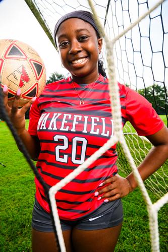 Andie was handy in three sports at Wakefield