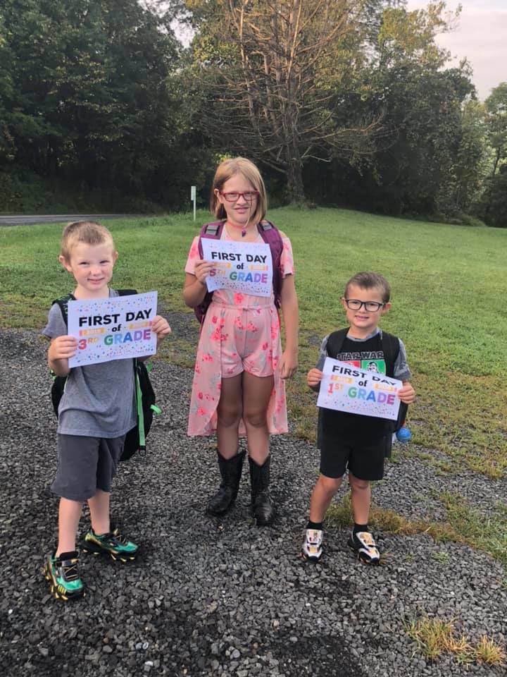 bts Lisa Pearson Rebecca (5th grade), David (3rd grade) and Andrew (1st grade) at Coleman.jpg