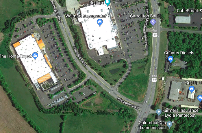 Changes Planned For Wal Mart Home Depot Intersection News Fauquier Com