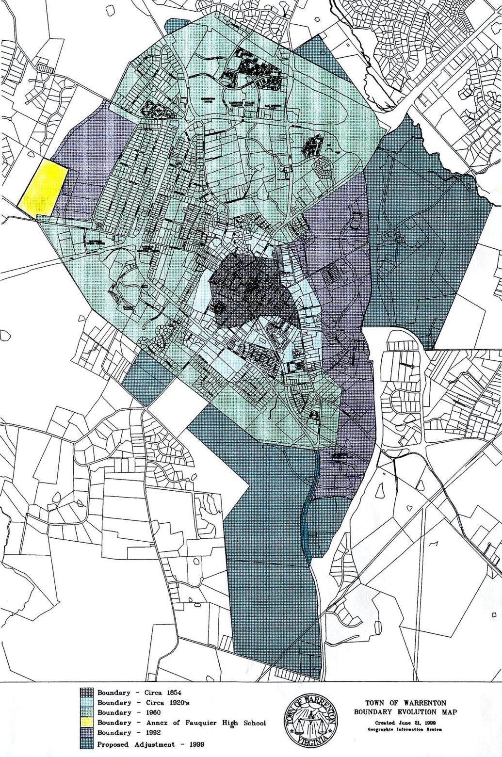 County supervisors commission study of draft Warrenton boundary line