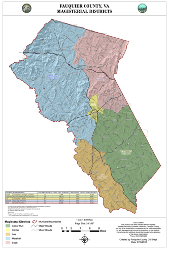 Fauquier County Va Gis Fauquier County Magisterial Districts.png | | Fauquier.com
