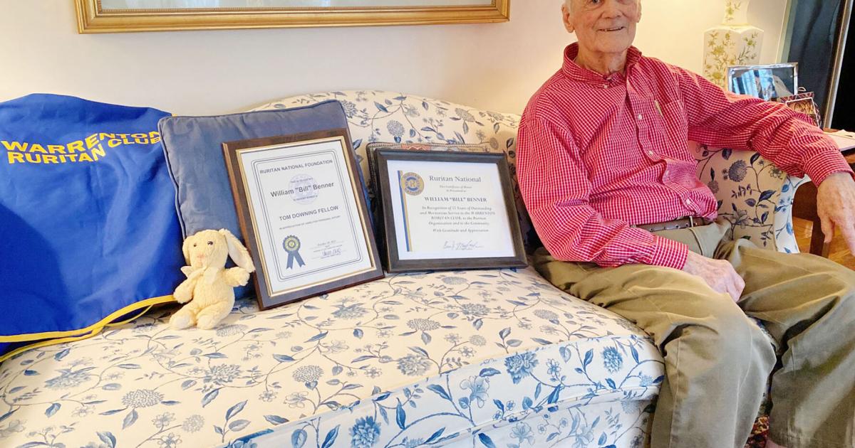 Ruritans honor founder Bill Benner for 55 years of service | News ...