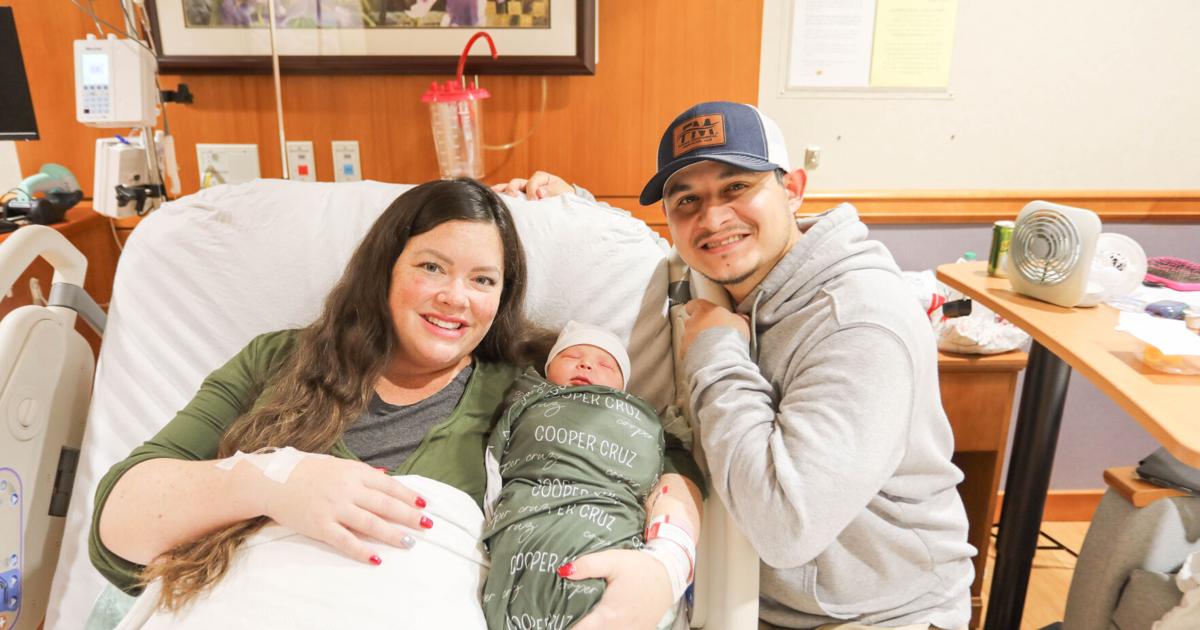 Baby Handler Local couple welcomes the first baby born in 2024 at Fauquier Health ...