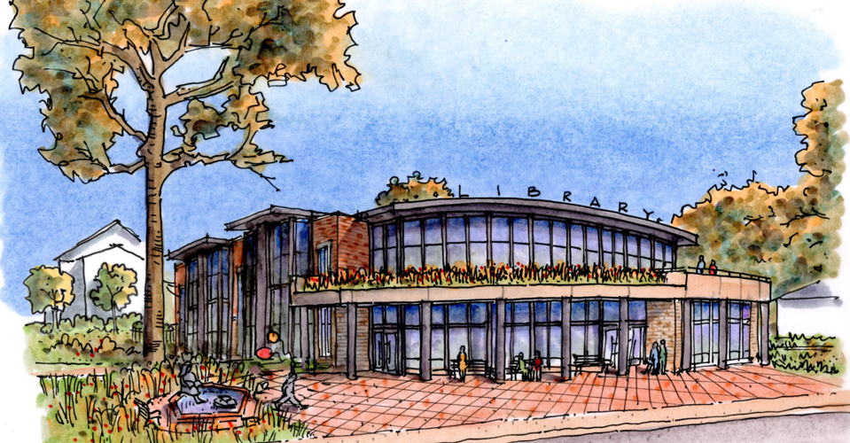 County officials get look at library concept design News