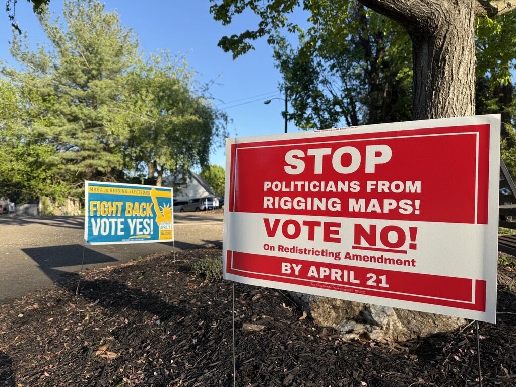 Opposing Signs Polls are open; nearly 16,000 early votes already cast in Fauquier ...