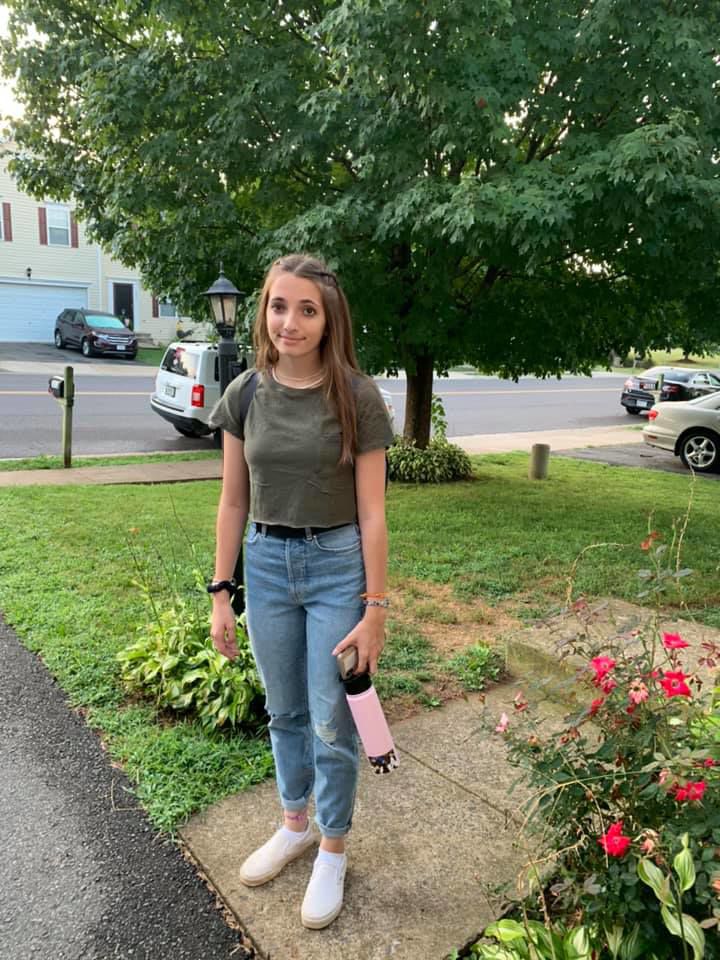 bts Casie Moore Emmer Linden 1st day of high school FHS!!! GO FALCONS!!!.jpg