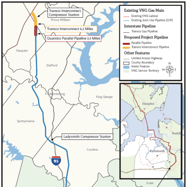 Virginia Natural Gas Pipeline Through Prince William And Fauquier Fauquier Com