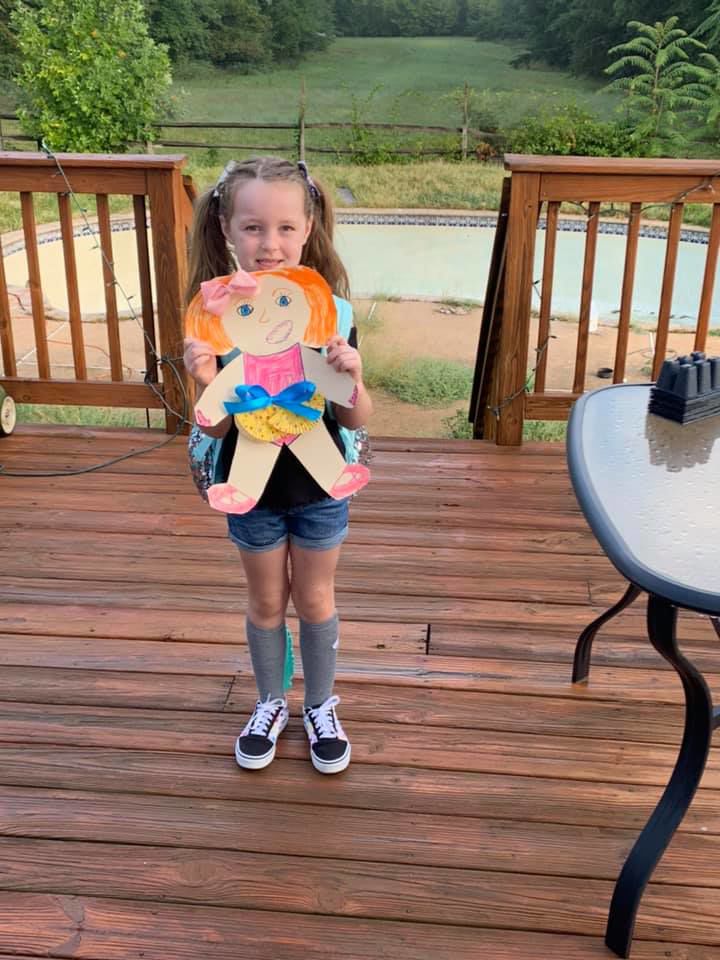 bts Sara Emilee Winkel First day of kindergarten and first ever homework project..jpg
