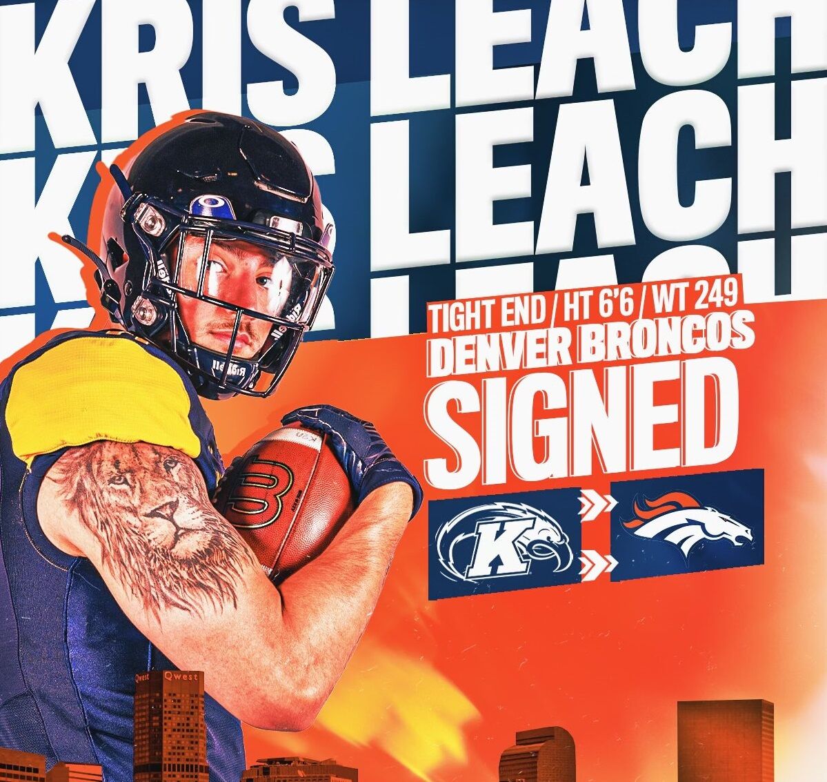 Liberty High School alum Leach reportedly signing with Denver Broncos, Features & Events