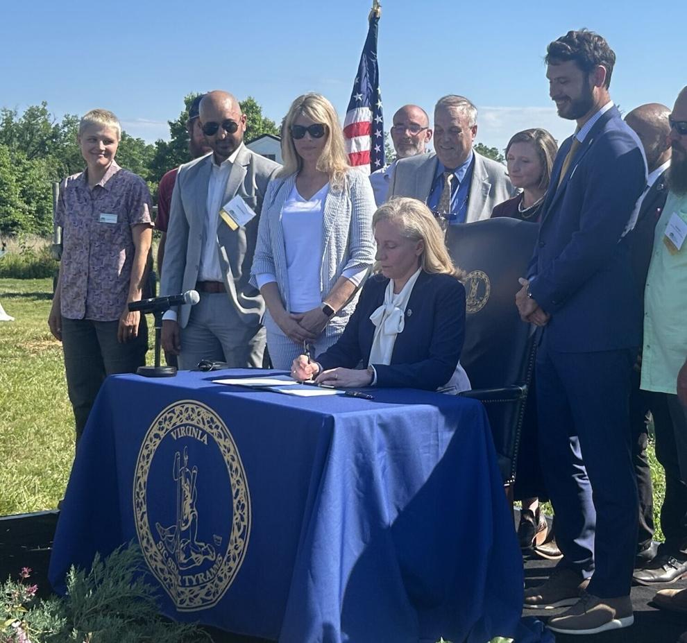 Defining agrivoltaics: Spanberger, lawmakers celebrate bill-signing at Piedmont Environmental Council farm event