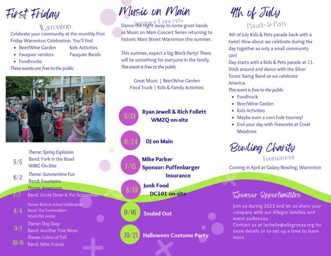 Warrenton's First Friday and Music on Main return in May Here's the
