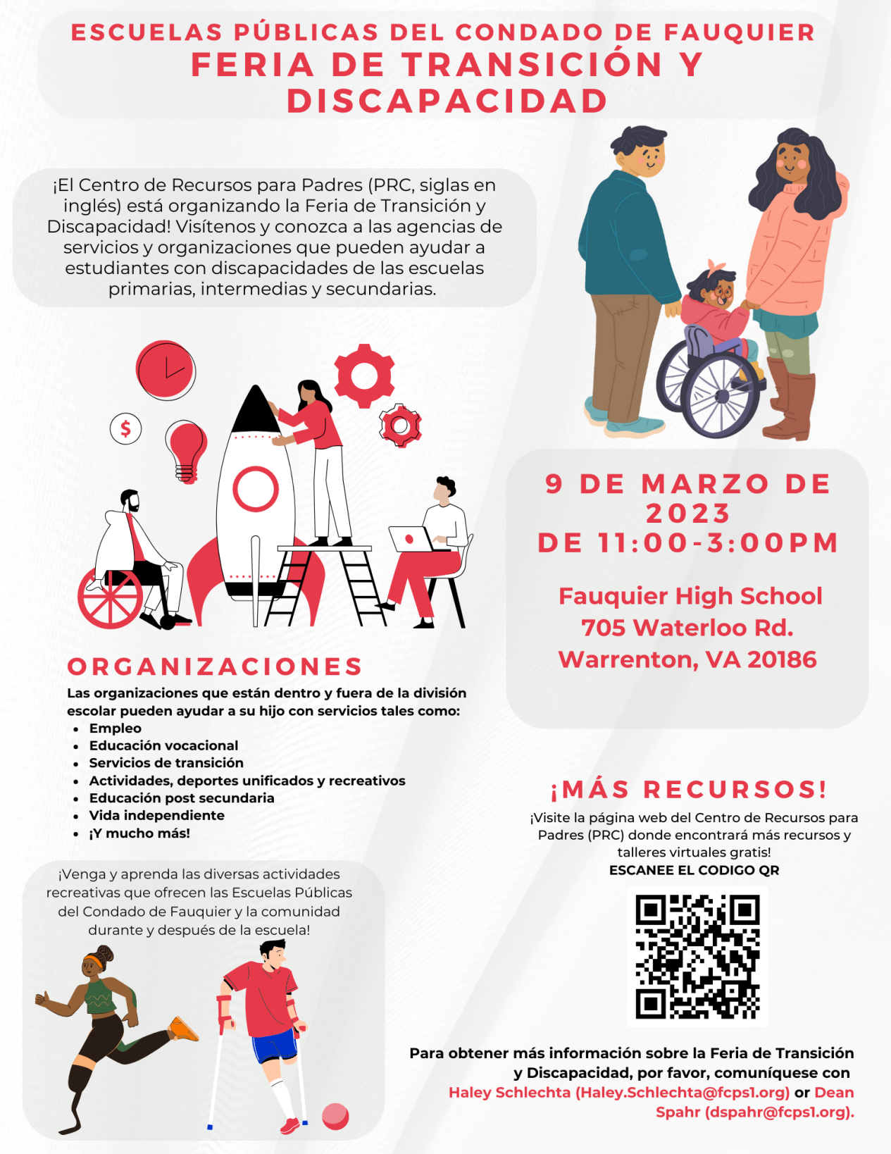 Fauquier County Public Schools' Parent Resource Center to host 10th annual  Transition and Disability Fair | News | fauquiernow.com