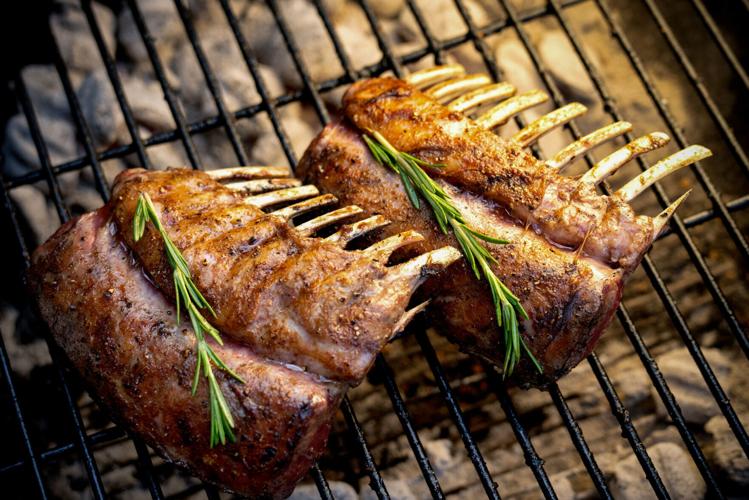 Charcoal Grilled French Lamb Chops With Rosemary