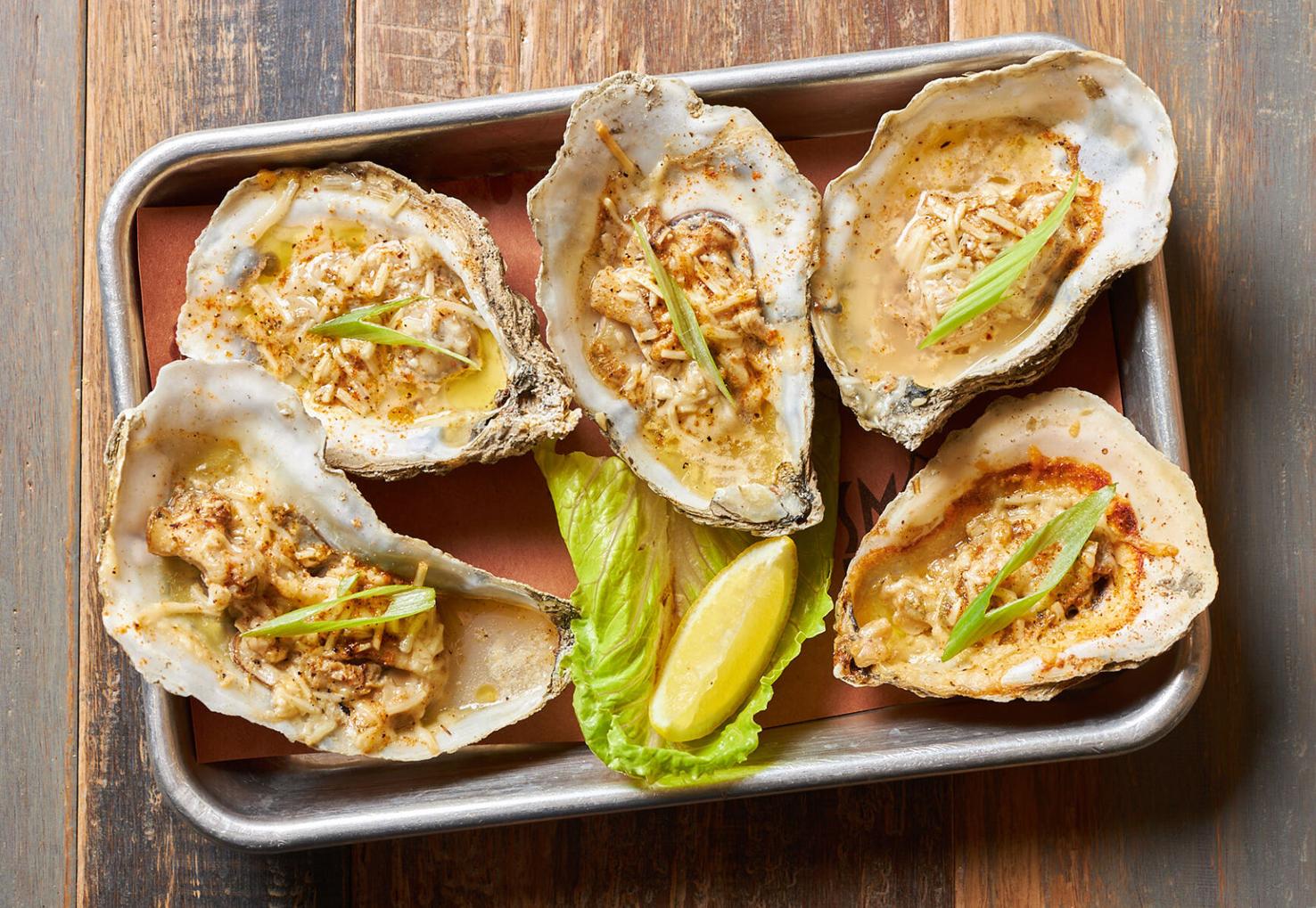 New OrleansStyle Grilled Oysters Snacks & Sides