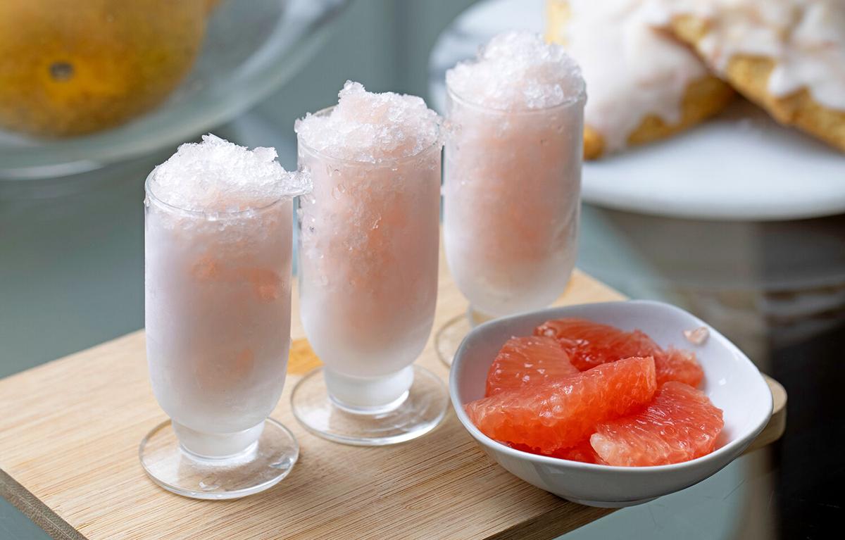 Sparkling Grapefruit Granita Desserts