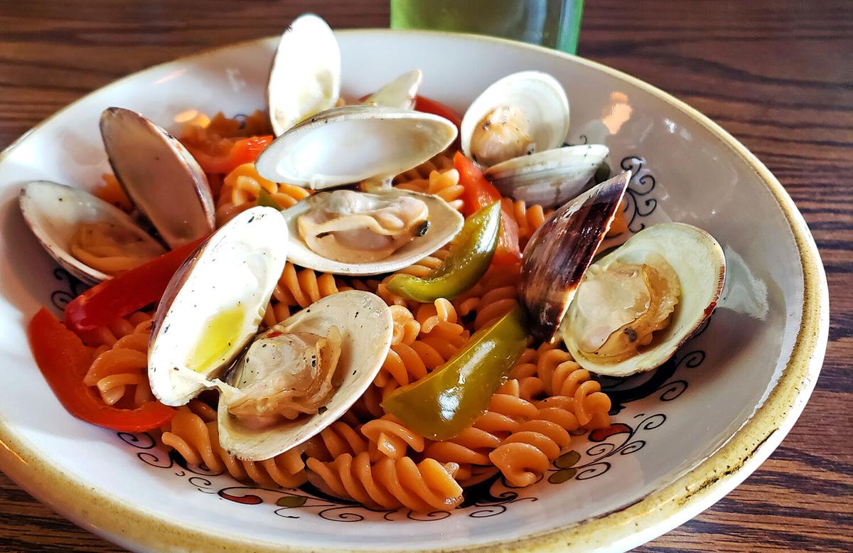 Sriracha Fusilli with Clams & Cherry Peppers Dinner