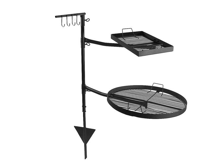 Sunnydaze Dual Campfire Cooking Swivel Grill System
