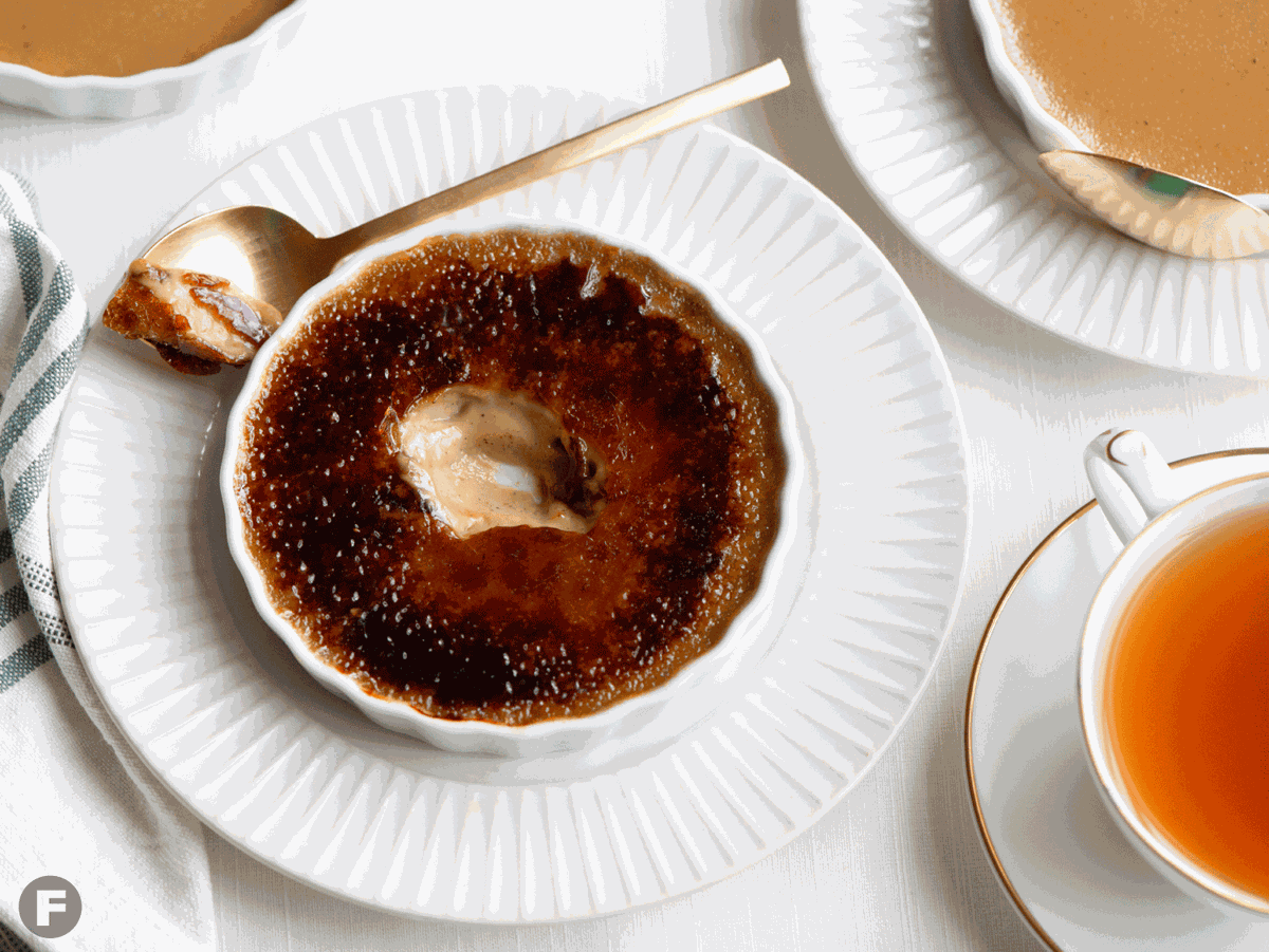 Coffee-Cardamom Crème Brûlée