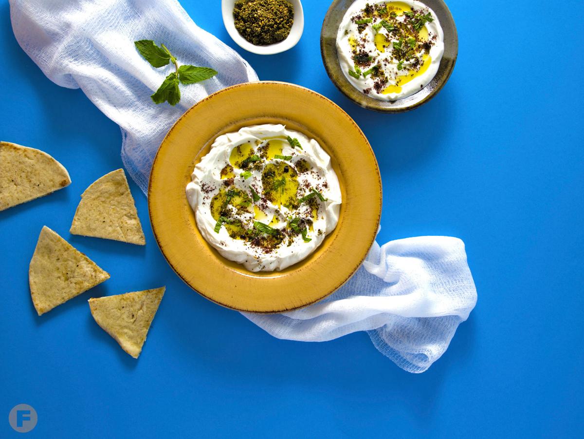 Labneh with Za’atar and Olive Oil
