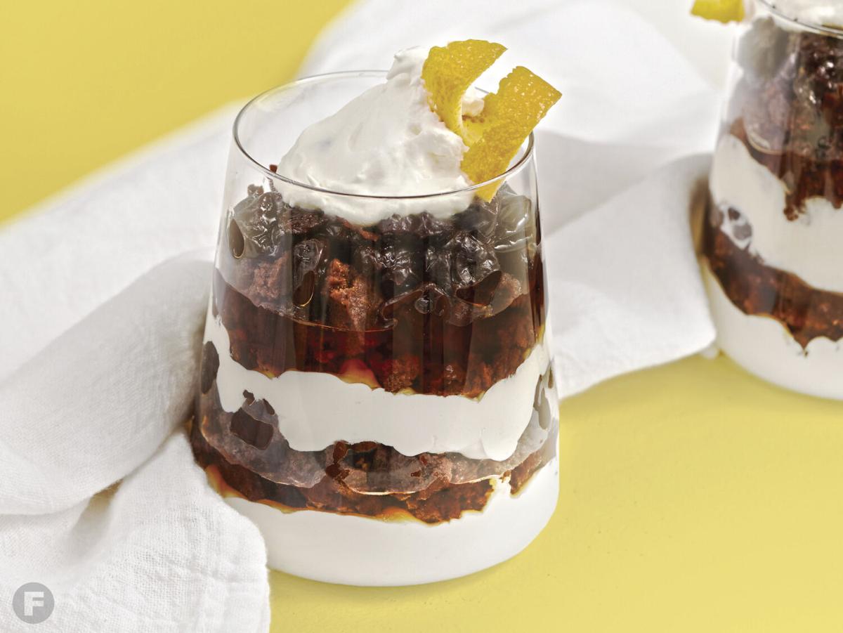 Brownies with Dried Cherry Compote