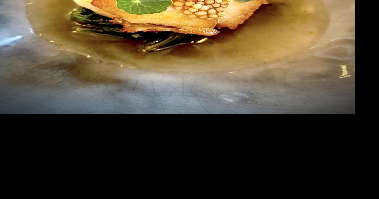 halibut cheek ramp top dish daniel poss