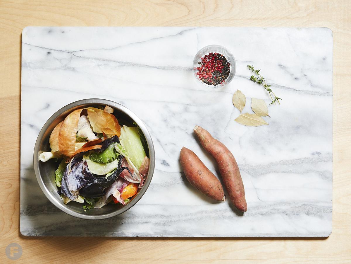 Gather the produce.