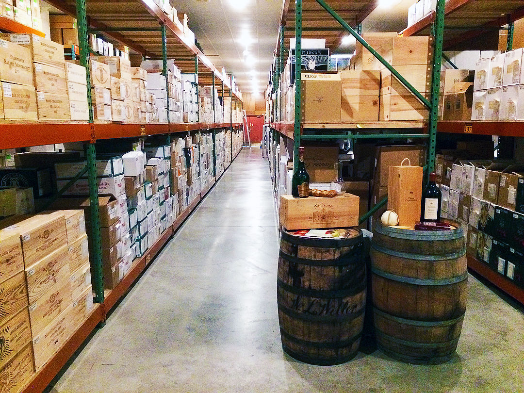 Store Wine Selection Brown Derby International Wine Center