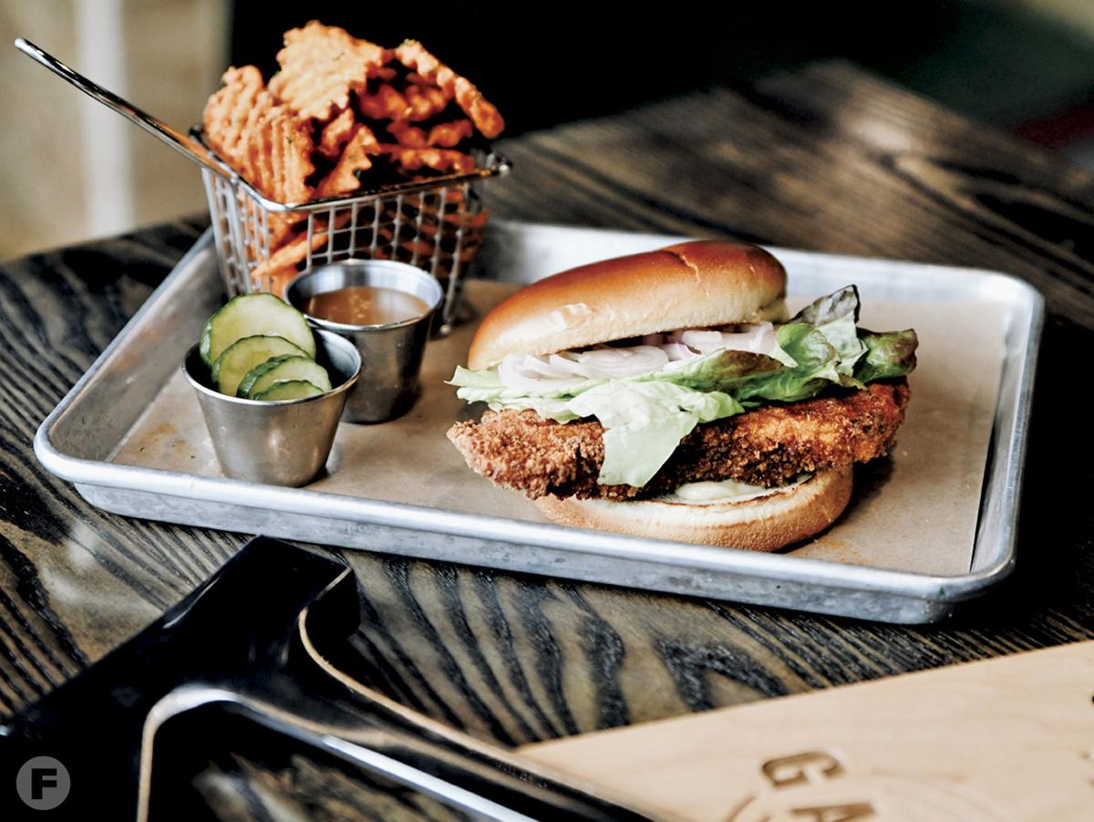 Enjoy a Chicken Sandwich While Throwing Axes at Blade & Timber in Kansas City Kansas City
