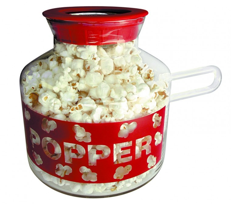 sur la table glass microwave popcorn popper