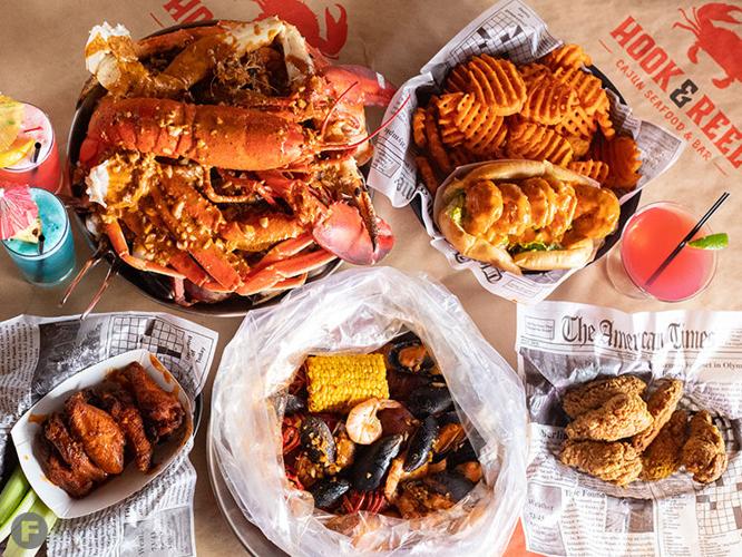 Hook & Reel Serves Cajun-Inspired Seafood Boils, Po'Boys and More in South  St. Louis