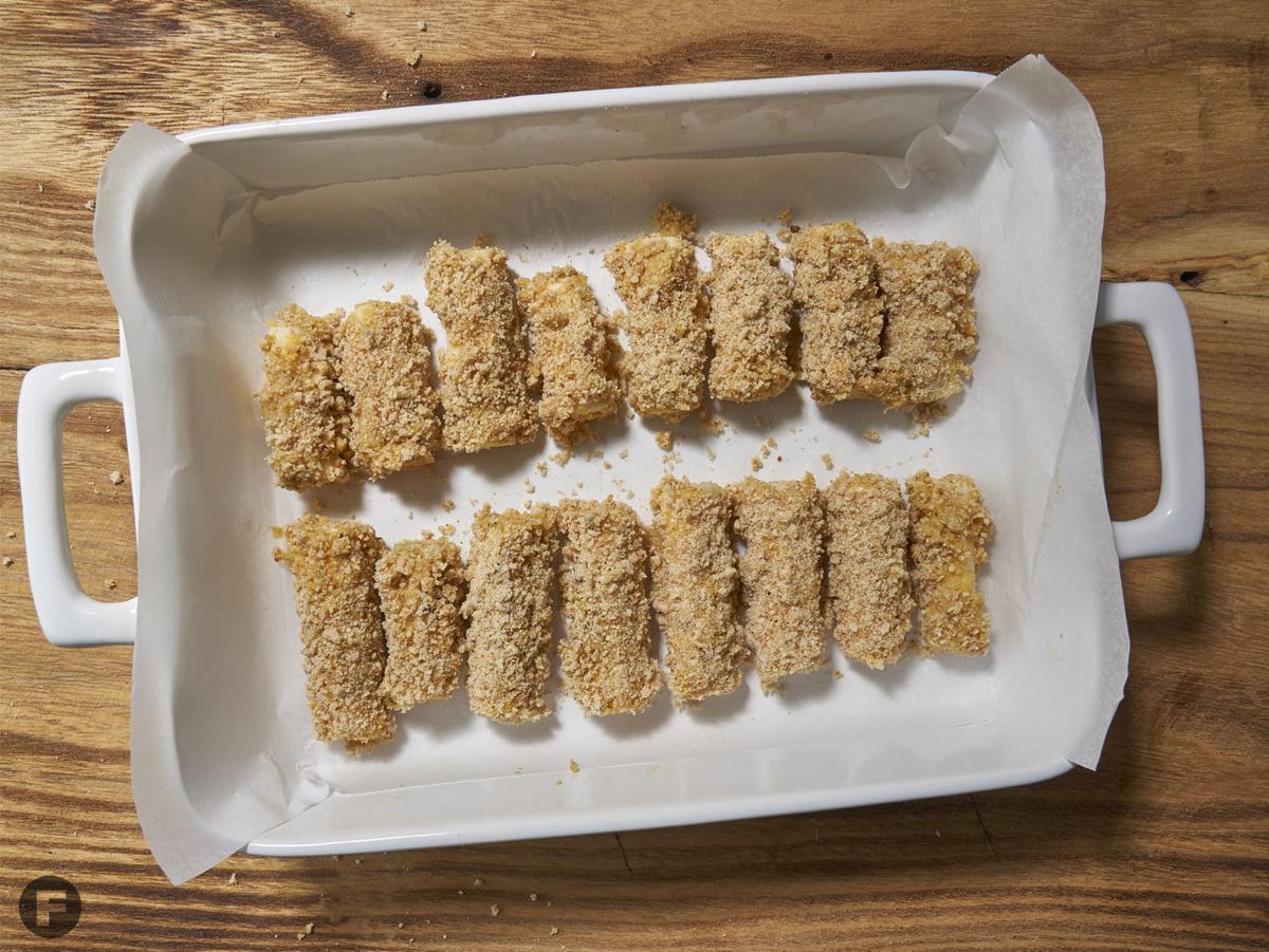 Homemade OvenBaked Mozzarella Sticks Appetizers