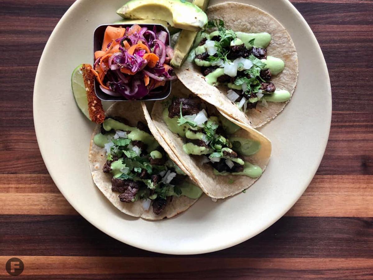 Fénix trio of tacos
