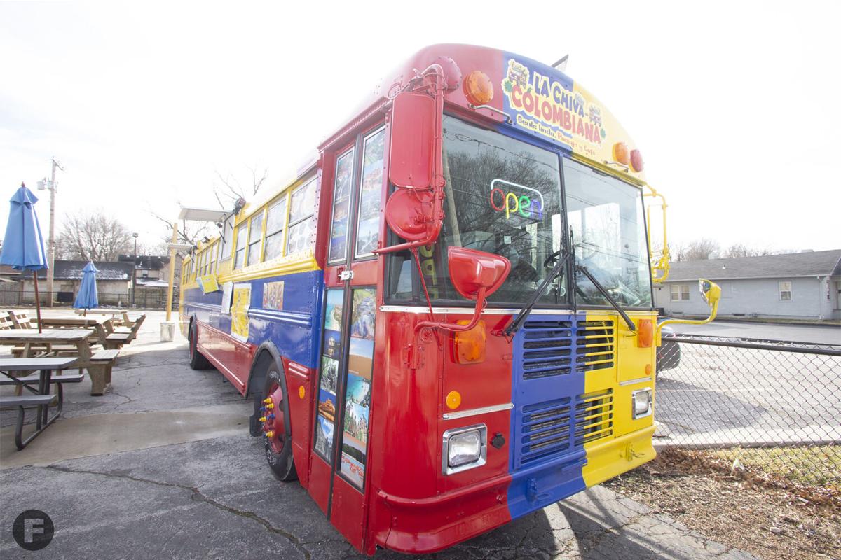 Facade of La Chiva Colombiana