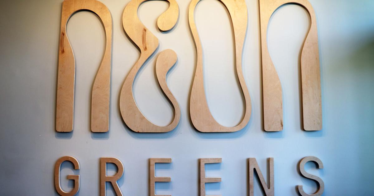 Neon Greens Sign Neon greens sign