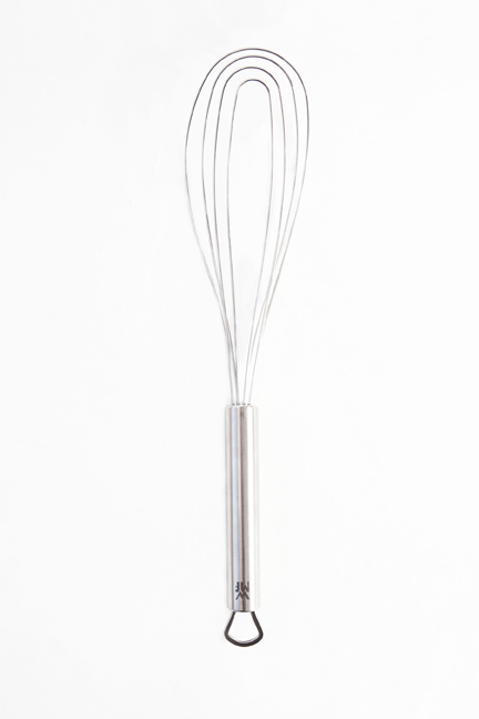 Flat Roux Whisk 12 inch Heavy Gauge