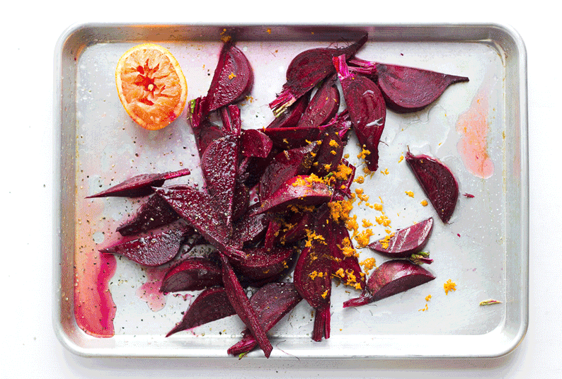 CitrusGlazed Roasted Beets with Beans
