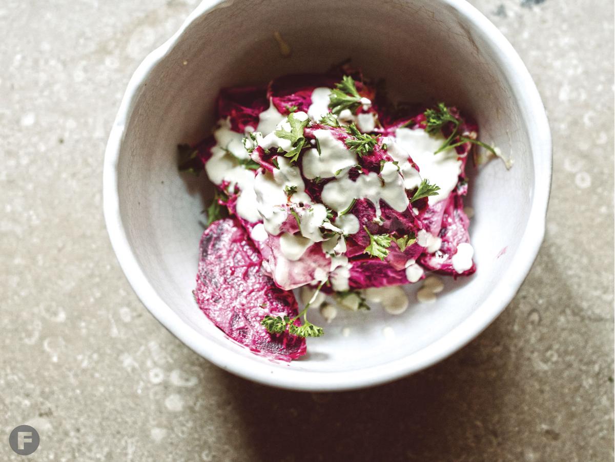 Beets with Cashew Cream