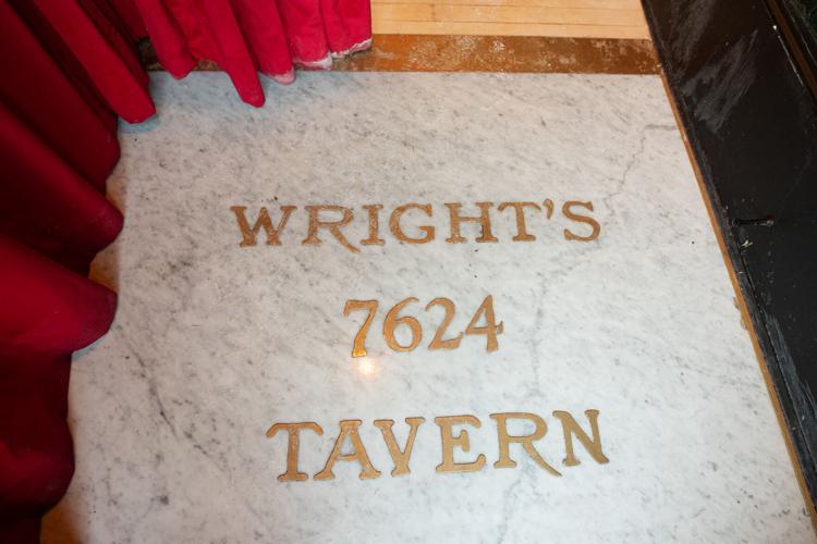 Wrights Tavern close up sign