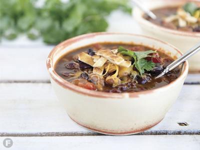 Three Bean Taco Soup Main Courses Feastmagazine Com (i leave the ranch out and put fat free dressing on top to give an extra kick. three bean taco soup main courses