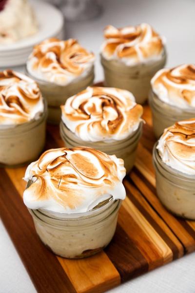Pastry chef Christy Augustin's Roasted Banana Pudding