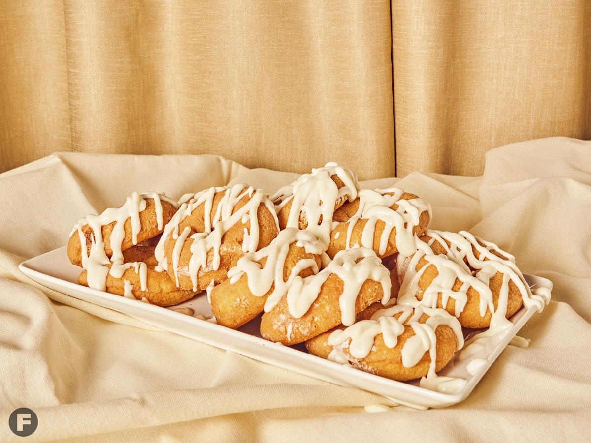Pumpkin Pie Cake Donuts with Cream Cheese Glaze