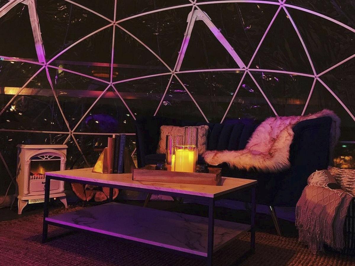 Nine Zero One An Igloo Bar At The Fontaine Hotel Offers Multiple Ways To Dine And Drink Outdoors In Kansas City This Winter Kansas City Feastmagazine Com