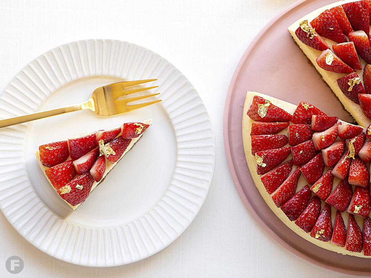 Strawberry Lemon Cheesecake