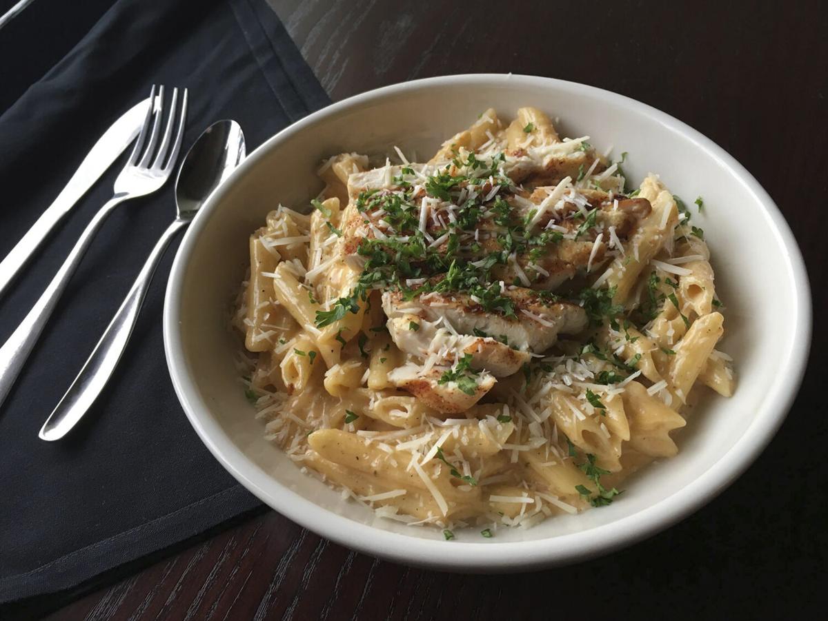 The Leaning Side Blackened Chicken Alfredo