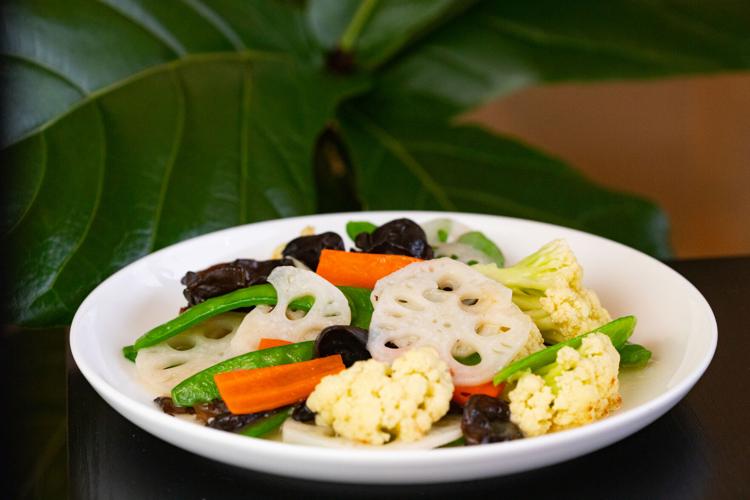 Garden Delight with seasonal veggies.