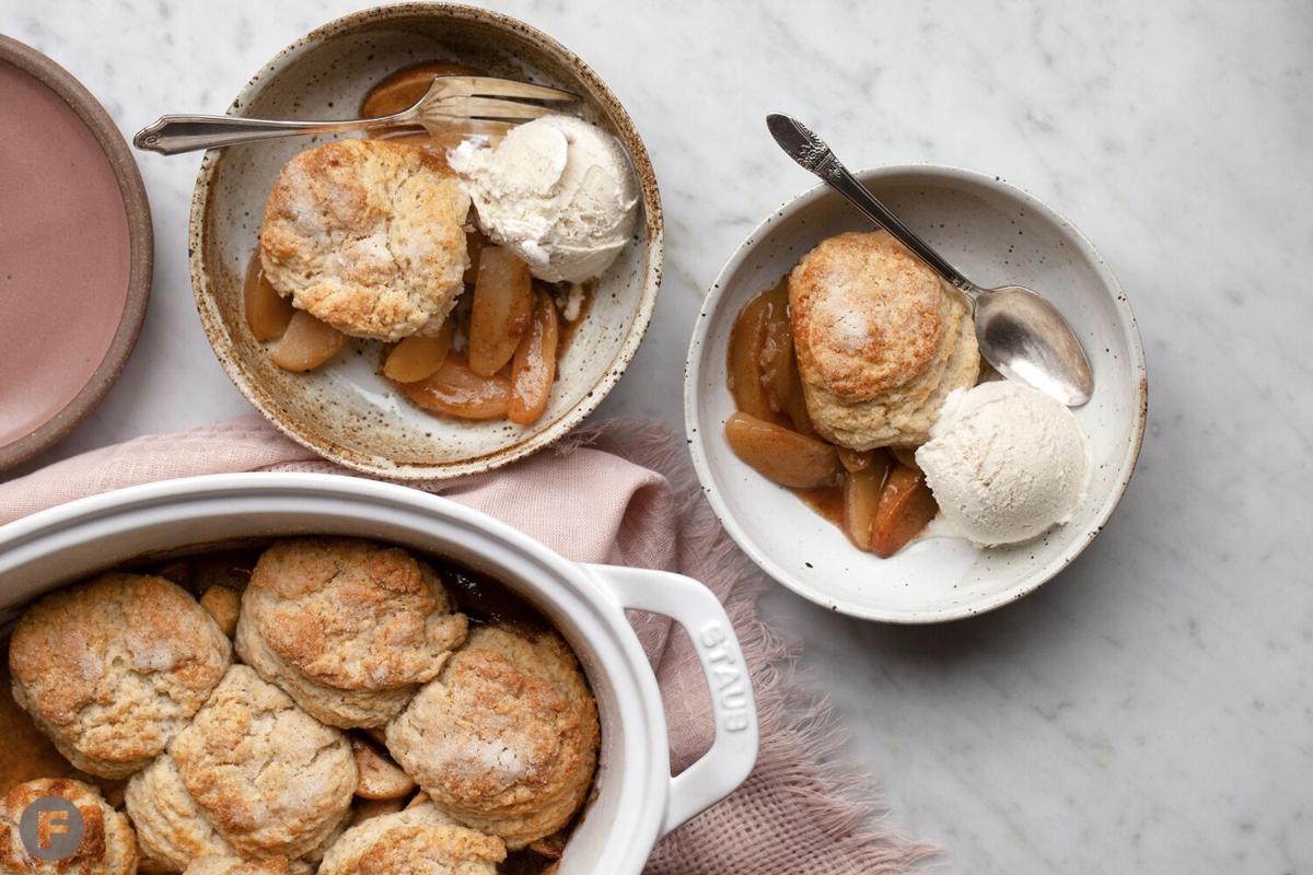 Spiced Biscuit Apple Cobbler