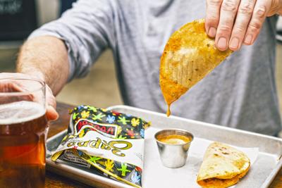 The Old Bakery Beer Co. Crispy Dipping Tacos