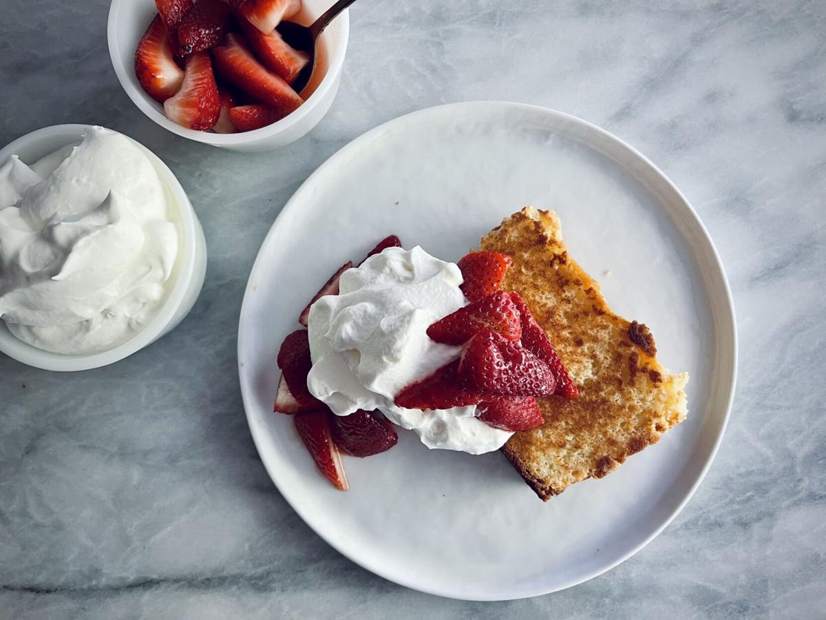 Pound Cake with Strawberries and Whipped Cream