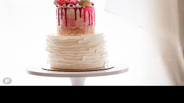 Cake Decorating Hacks Fondant Ruffles Sweets Feastmagazine Com