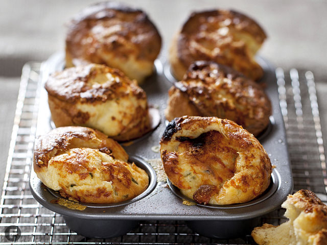 Cheddar and Chive Popovers